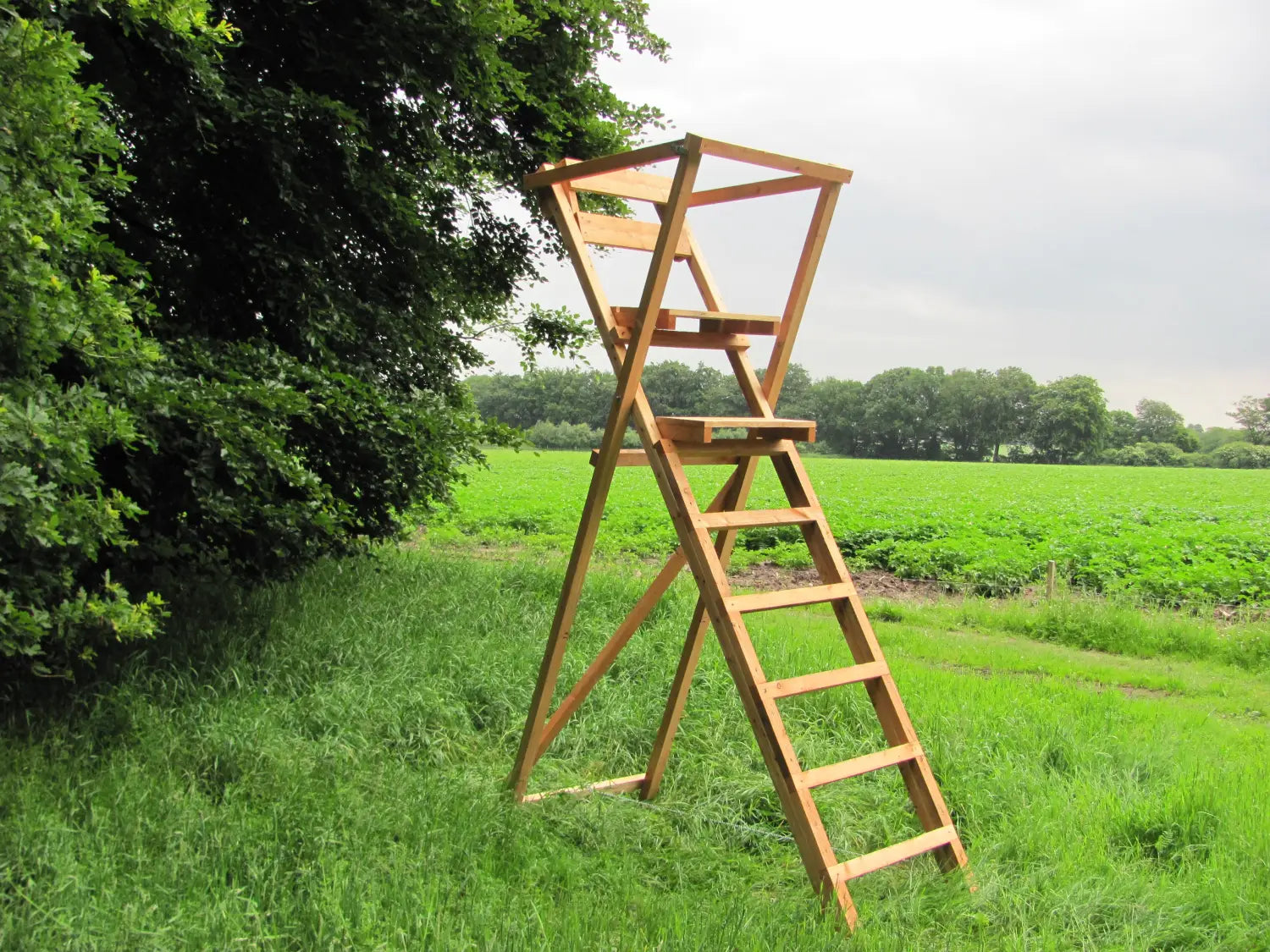 5x Scherenleitern aus Lärche (Gewehrauflage 3,07m) im Sammelpreis!