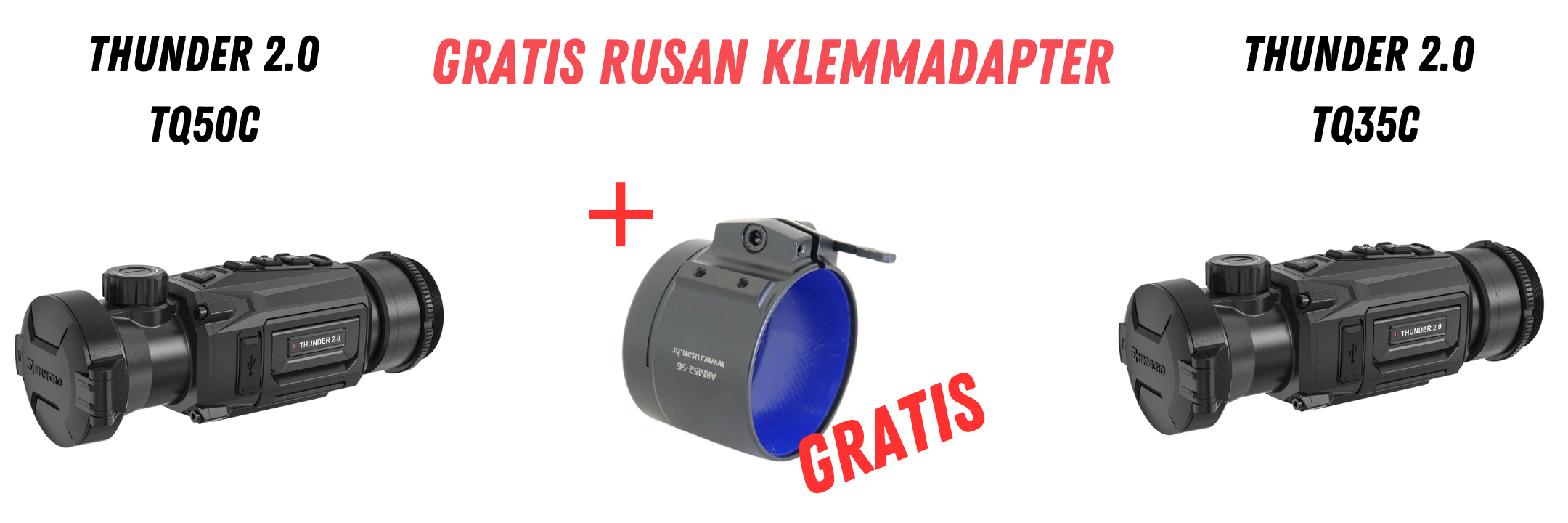 GRATIS RUSAN KLEMMADAPTER