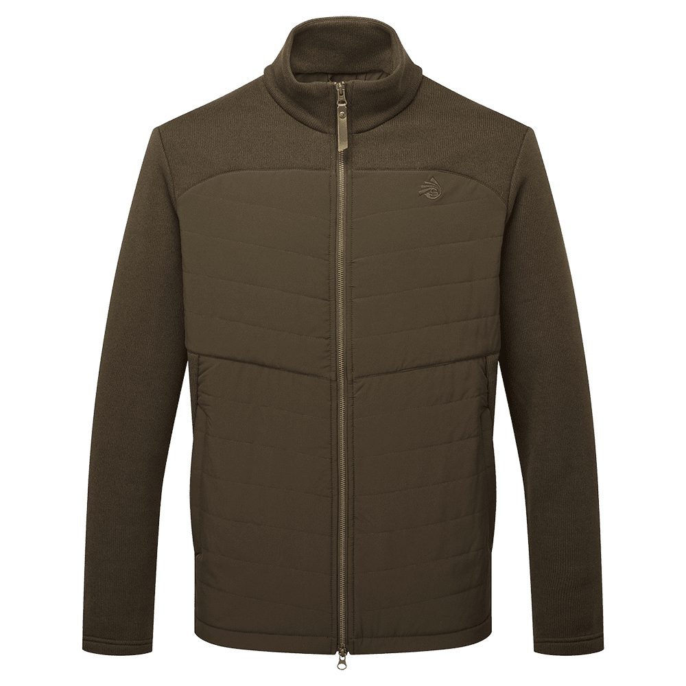 Es handelt sich hier um SHOOTERKING Herren Jacke Moorland Mid Layer Mocha für die Jagd.