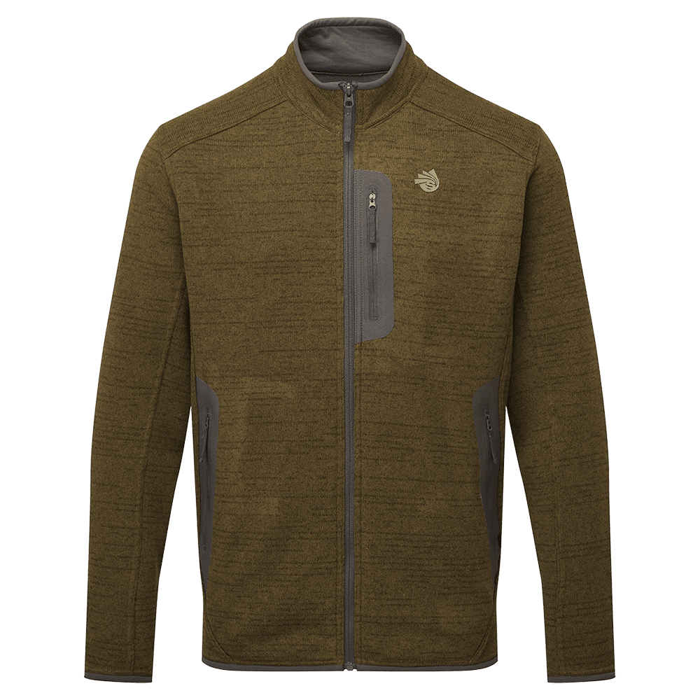 Es handelt sich hier um Herren Jacke Rally Polartec Fleece Olive SHOOTERKING für die Jagd.