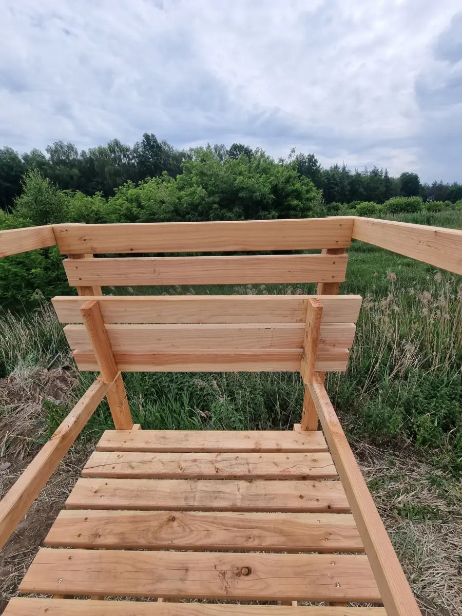 Drückjagdbock OUTLANDER - 3,00 m aus Lärche - Drückjagdböcke