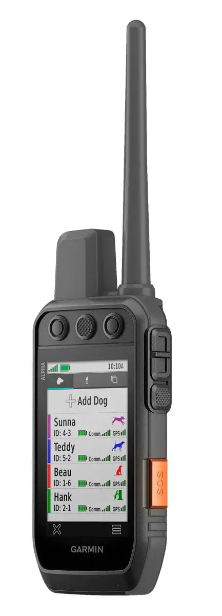 Es handelt sich hier um Garmin Alpha 300iK Handteil für das Hundetraining.