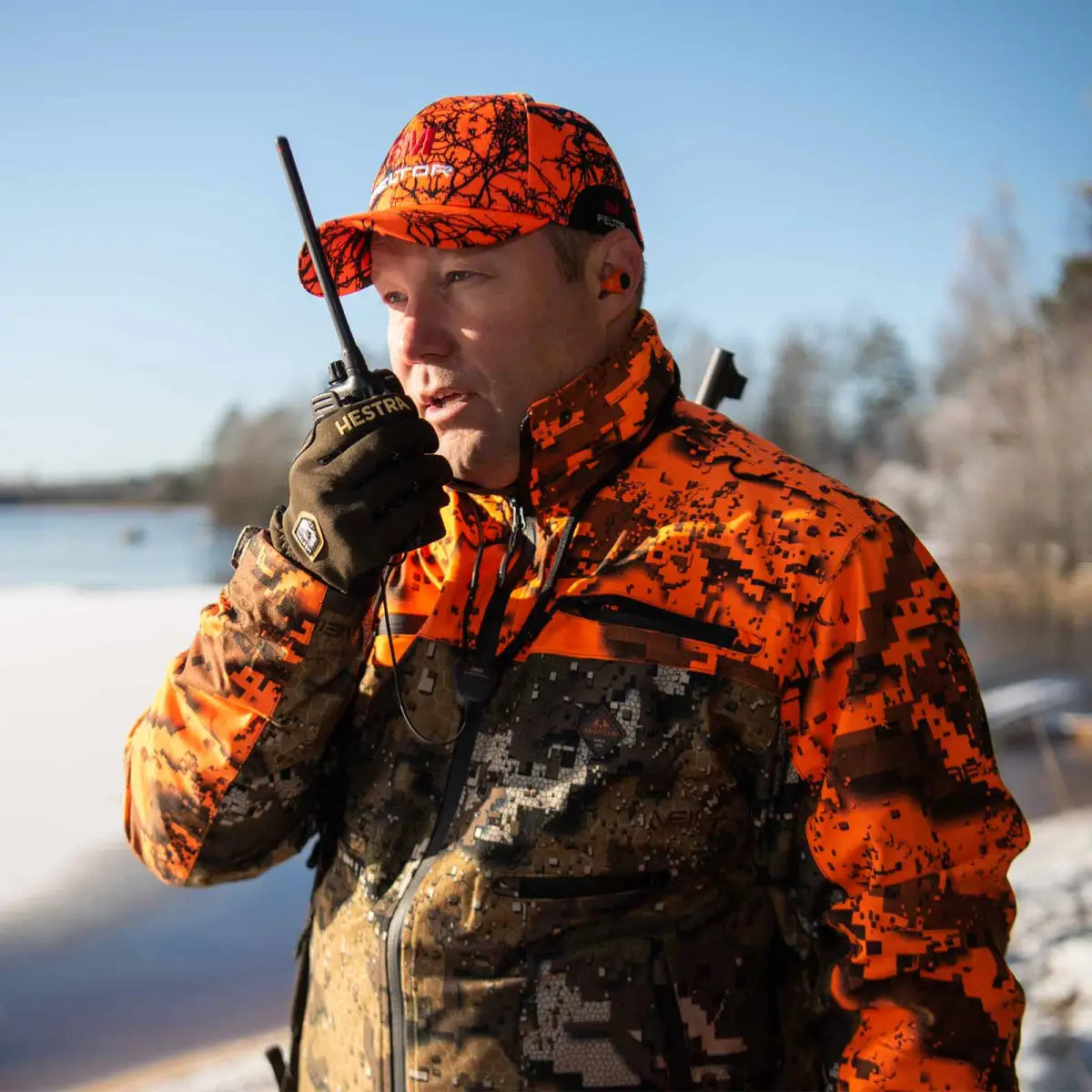 Es handelt sich hier um 3M™ Peltor™ EEP-100 EU Gehörschutzstöpsel orange für die Jagd.