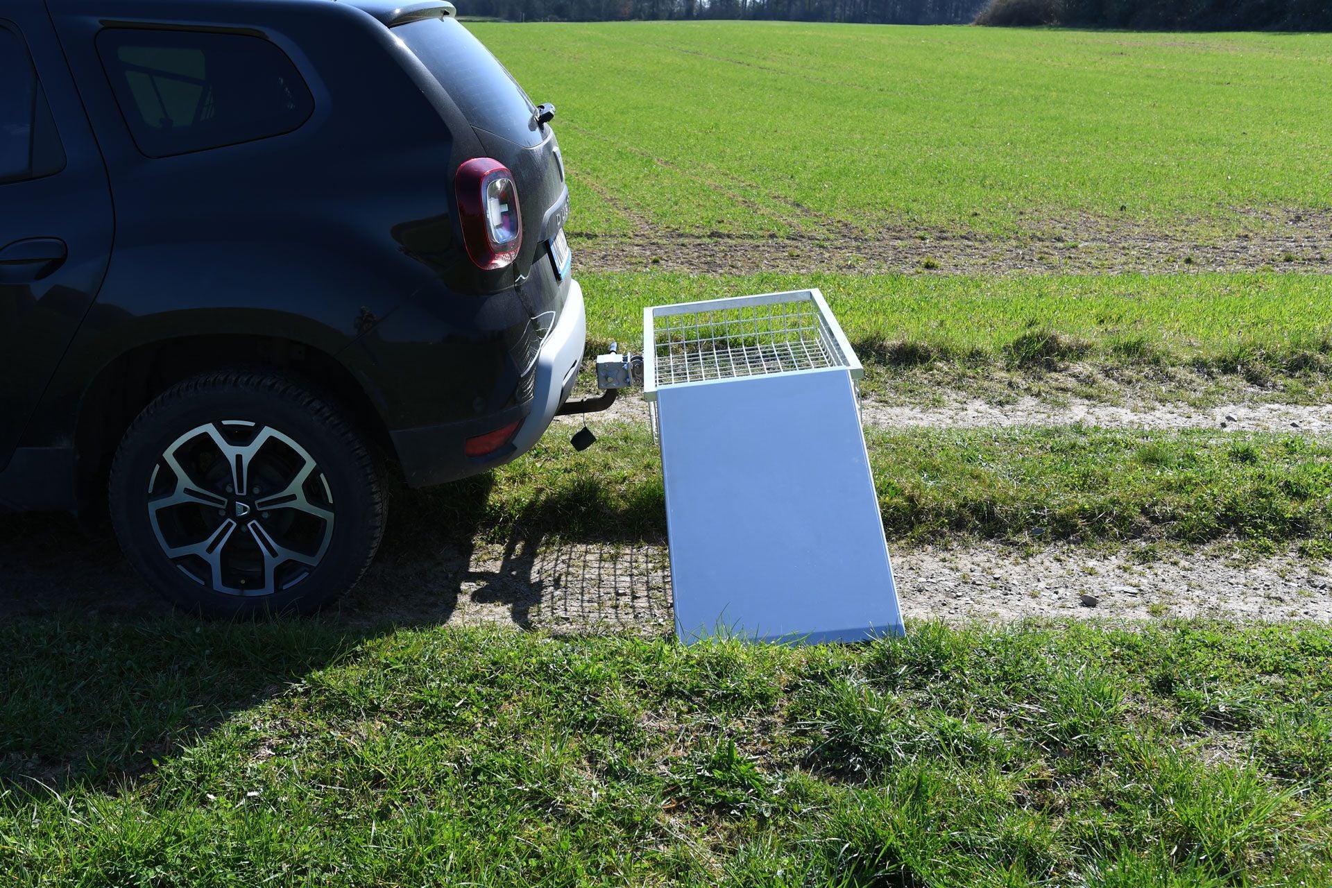 Bergerampe aus Aluminiumblech 500mm / 600mm für die Jagd.