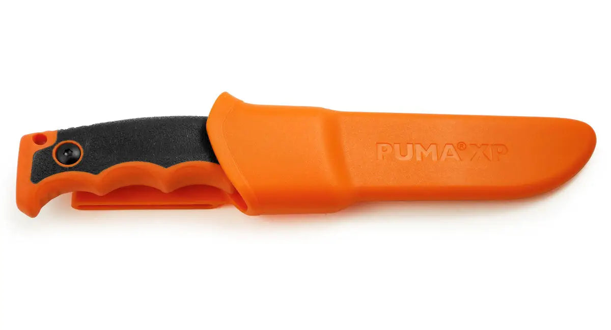 Es handelt sich hier um PUMA XP forever knife, orange, Jagdmesser für die Jagd.