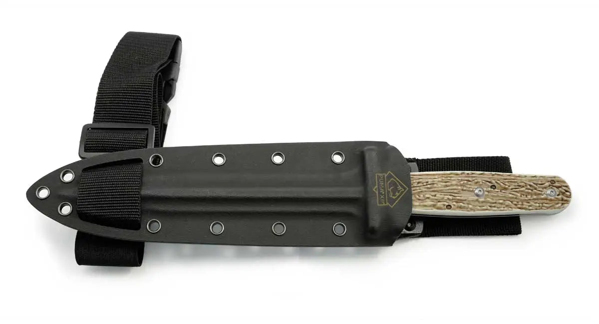 Es handelt sich hier um Abfangmesser pig sticker 13, Commando Stag PUMA XP für die Jagd.