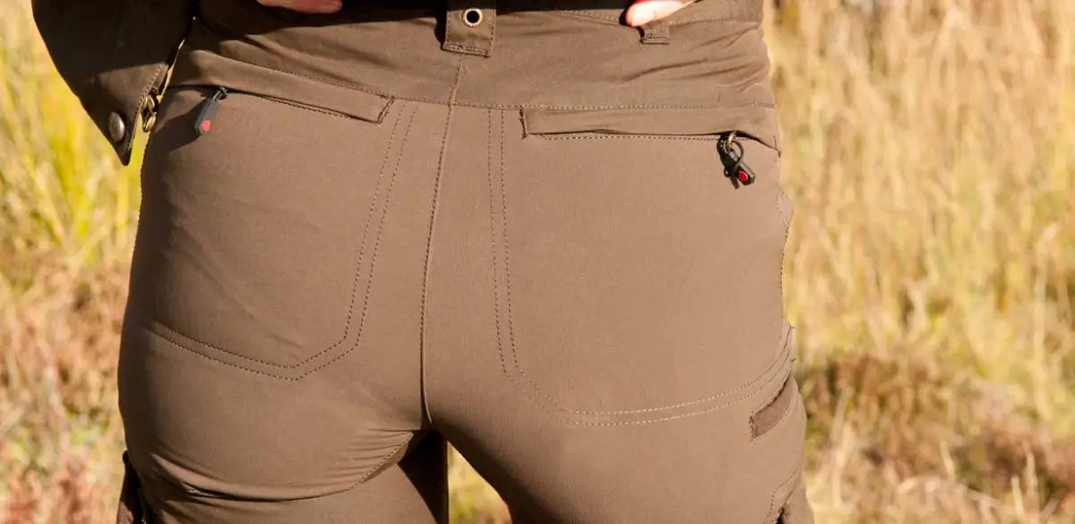 Es handelt sich hier um SHOOTERKING Cordura Hose für Damen einfarbig für die Jagd.
