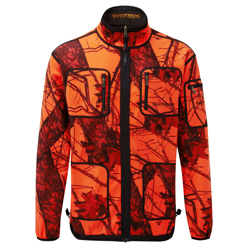 Es handelt sich hier um Softshell Jacke Herren Mossy Blaze SHOOTERKING für die Jagd.