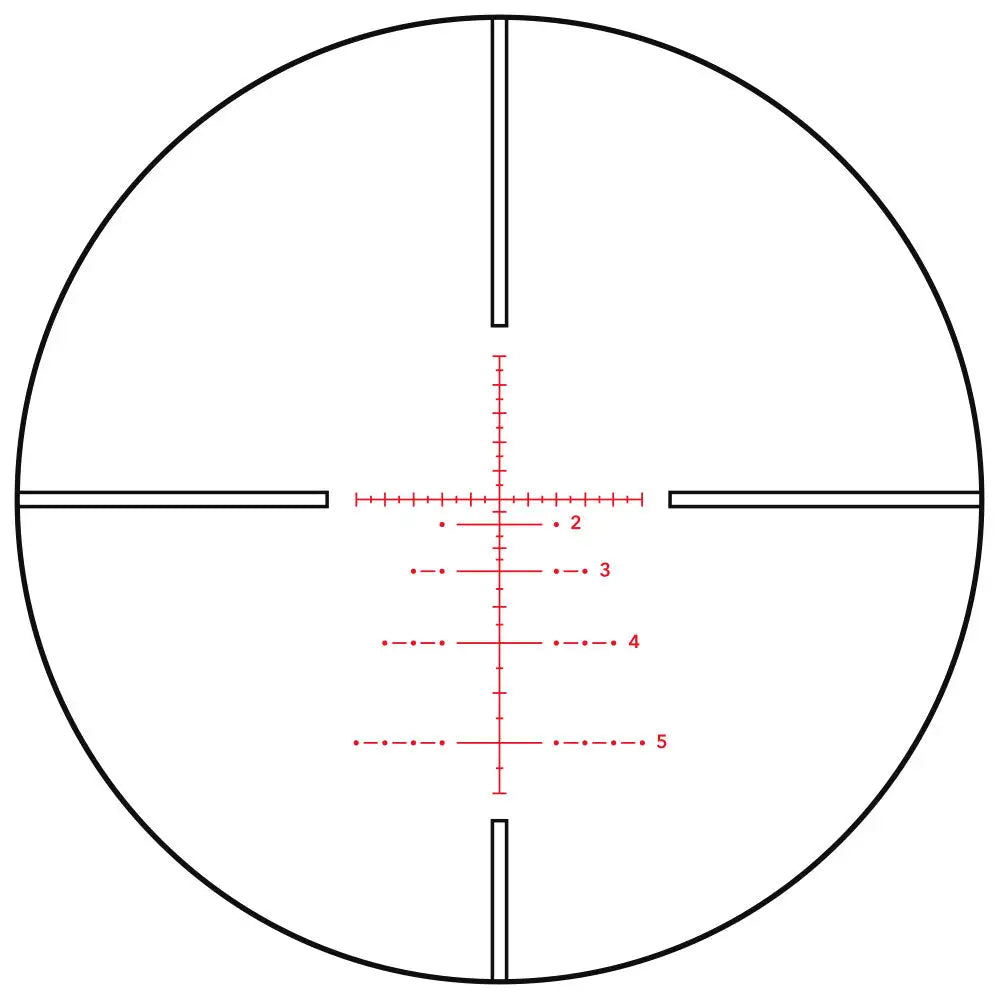 Absehen GPO Spectra™ 6x 2-12x44i BRWi Zielfernrohr für die Jagd.