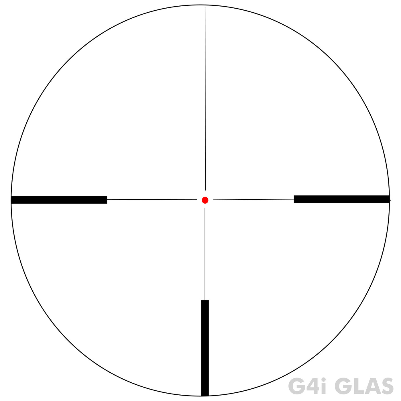 GPO-Spectra-6x2-12x50i-Zielfernrohr, Absehen G4i GLAS für die Jagd.