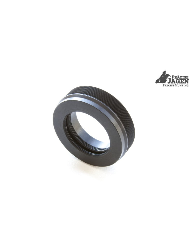 Adapterring-m52x075-m335x075 passend für ADVANCED Schnellspann-Adapter oder DUO-Verbinder M52x0,75 für die Jagd.