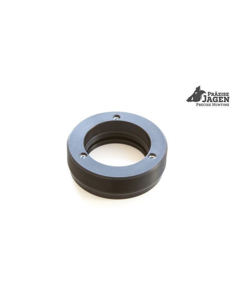 Adapterring-m52x075-m335x075 passend für ADVANCED Schnellspann-Adapter oder DUO-Verbinder M52x0,75 für die Jagd.