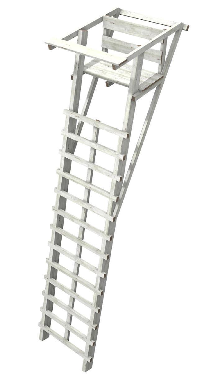 Ansitzleiter / Drückjagdleiter groß, ohne Dach, Höhe 4,06 m für die Jagd.