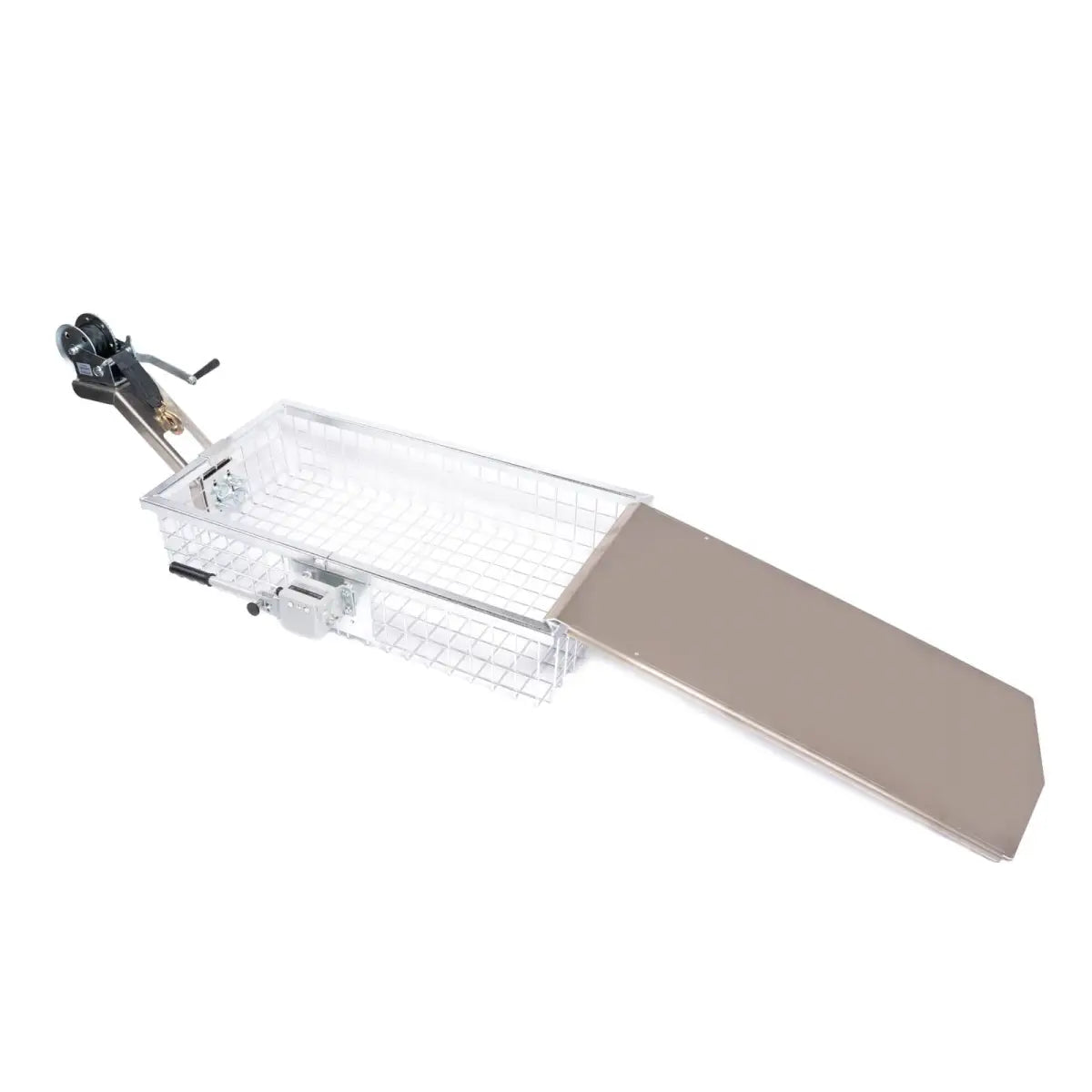 Es handelt sich hier um Alu-Bergerampe für Wildträger Universal für die Jagd.