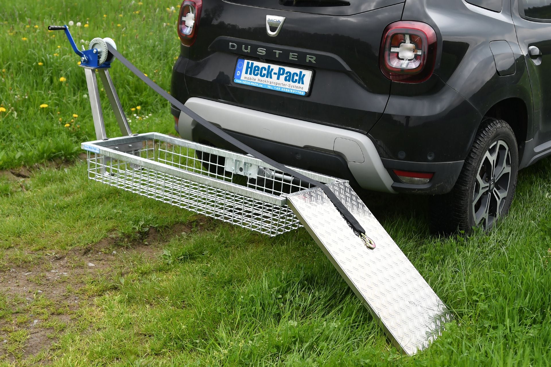 Bergerampe Deluxe aus Edelstahl und Alu-Riffelblech für die Jagd.