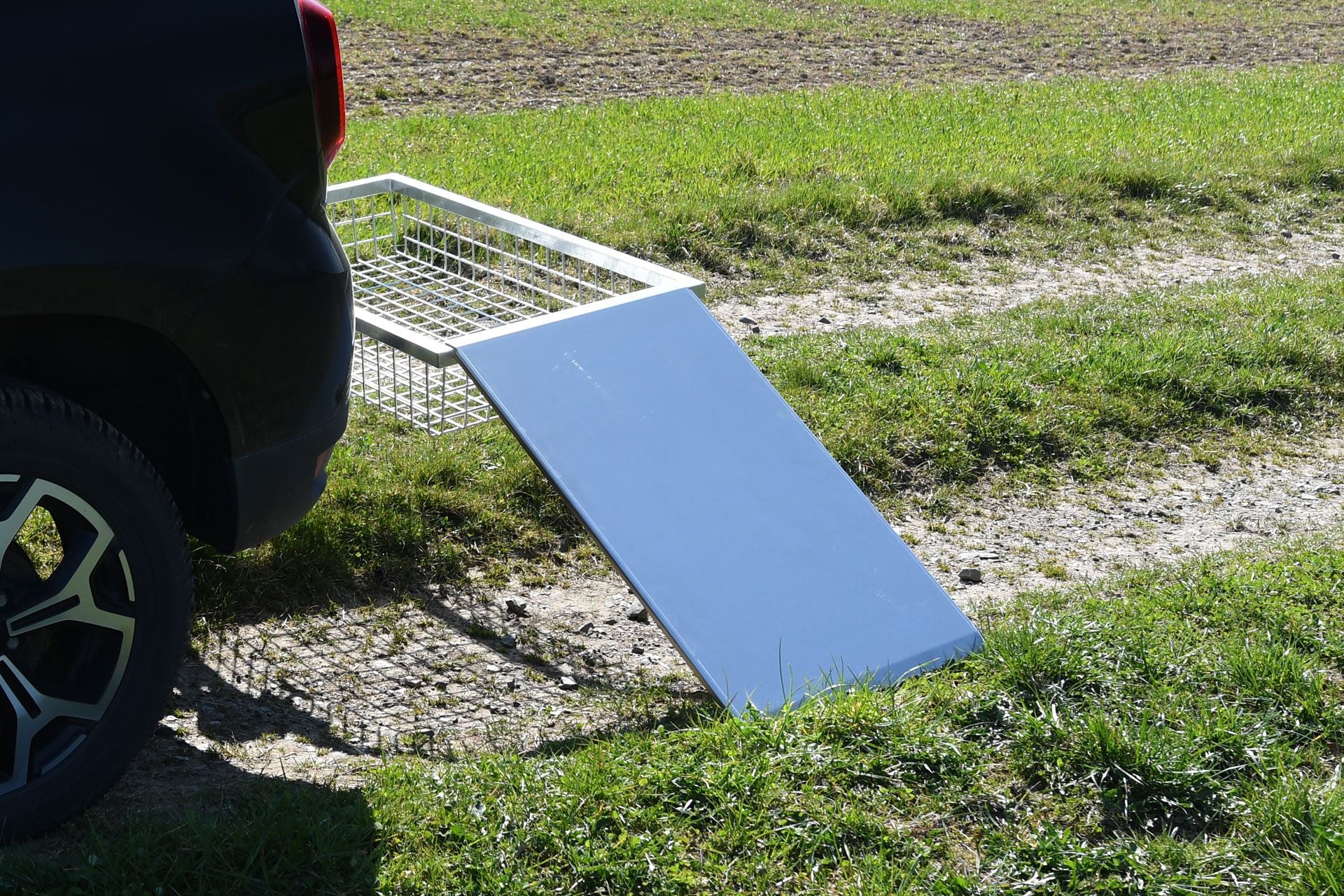 Bergerampe aus Aluminiumblech 500mm / 600mm für die Jagd.