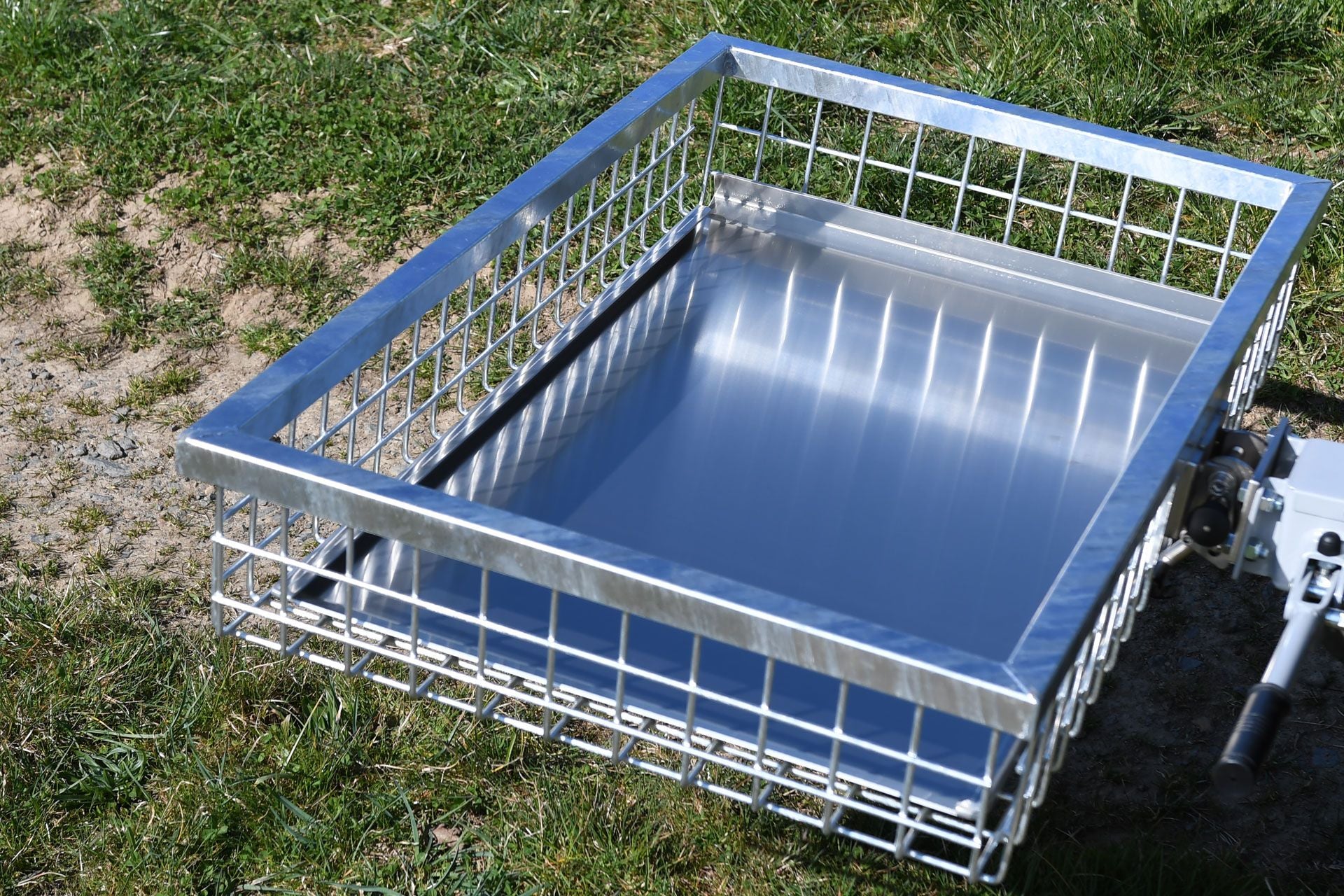 Bergerampe aus Aluminiumblech 500mm / 600mm für die Jagd.