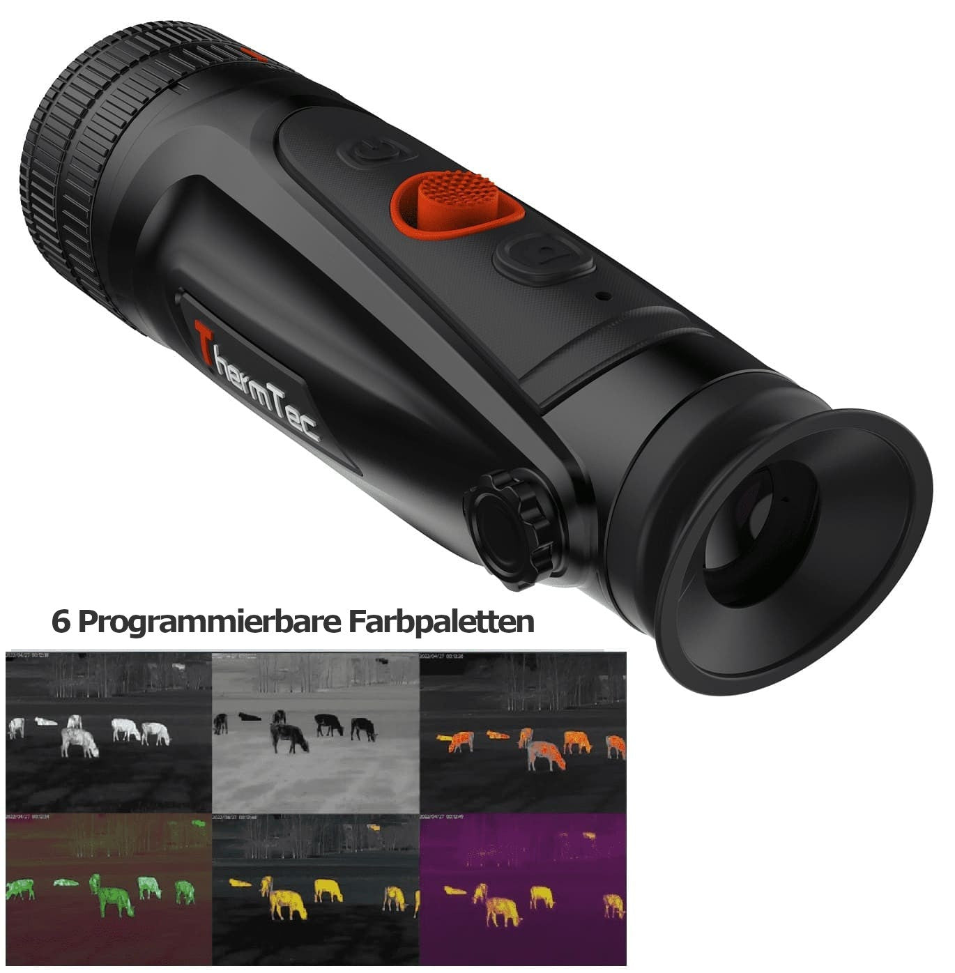 Es handelt sich hier um ThermTec Wärmebildkamera Cyclops 350D Pro für die Jagd.