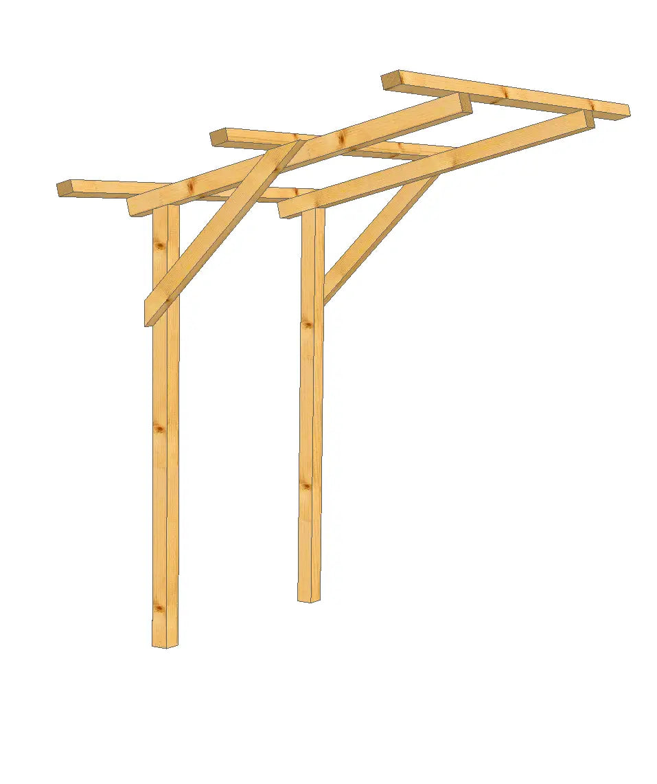 Dachkonstruktion für Ansitzbock Drückjagdbock DB für die Jagd.