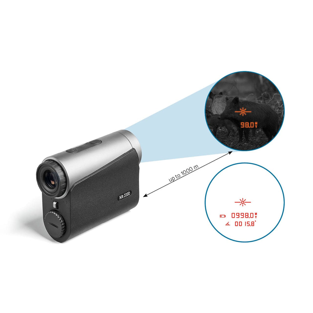 Entfernungsmesser NR 1000 inception NOBLEX® für die Jagd.