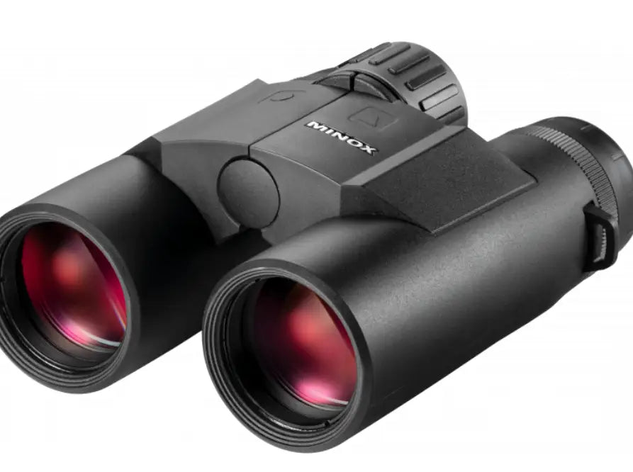 Fernglas X-range 10x42 mit LRF mit bis zu 2.800 Metern Minox für die Jagd.