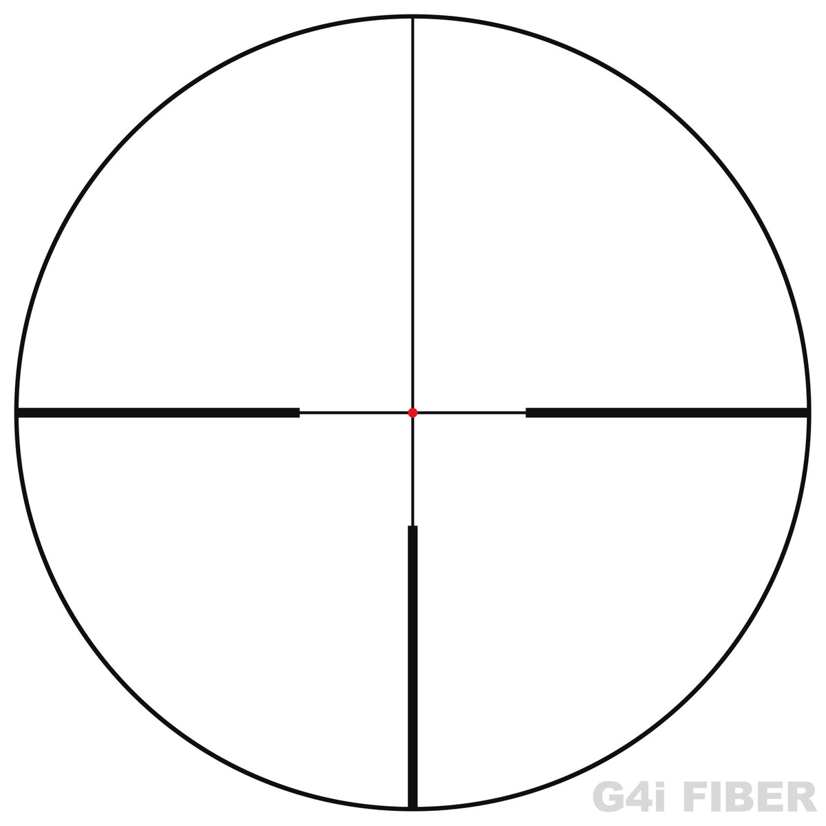 GPO-Spectra-6x2-12x50i-Zielfernrohr, Absehen G4i für die Jagd.