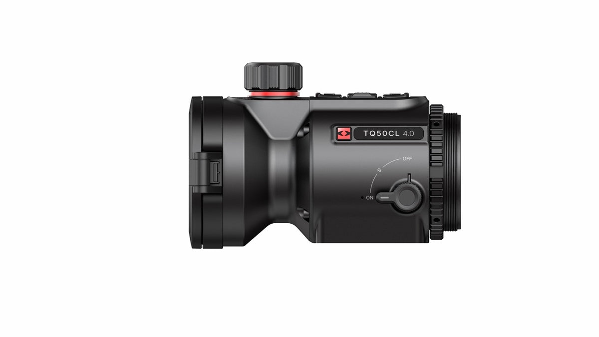 HIKMICRO Thunder TQ50CL – Frontansicht mit integriertem LRF-Modul