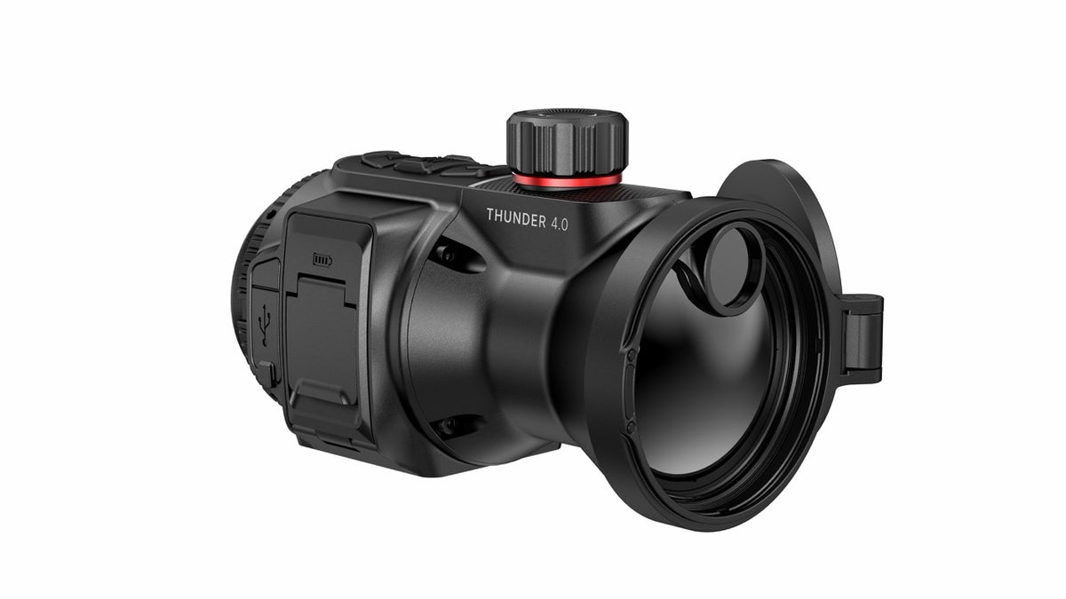 HIKMICRO Thunder TX70CL Wärmebild Vorsatzgerät – Seitenansicht mit OLED-Display