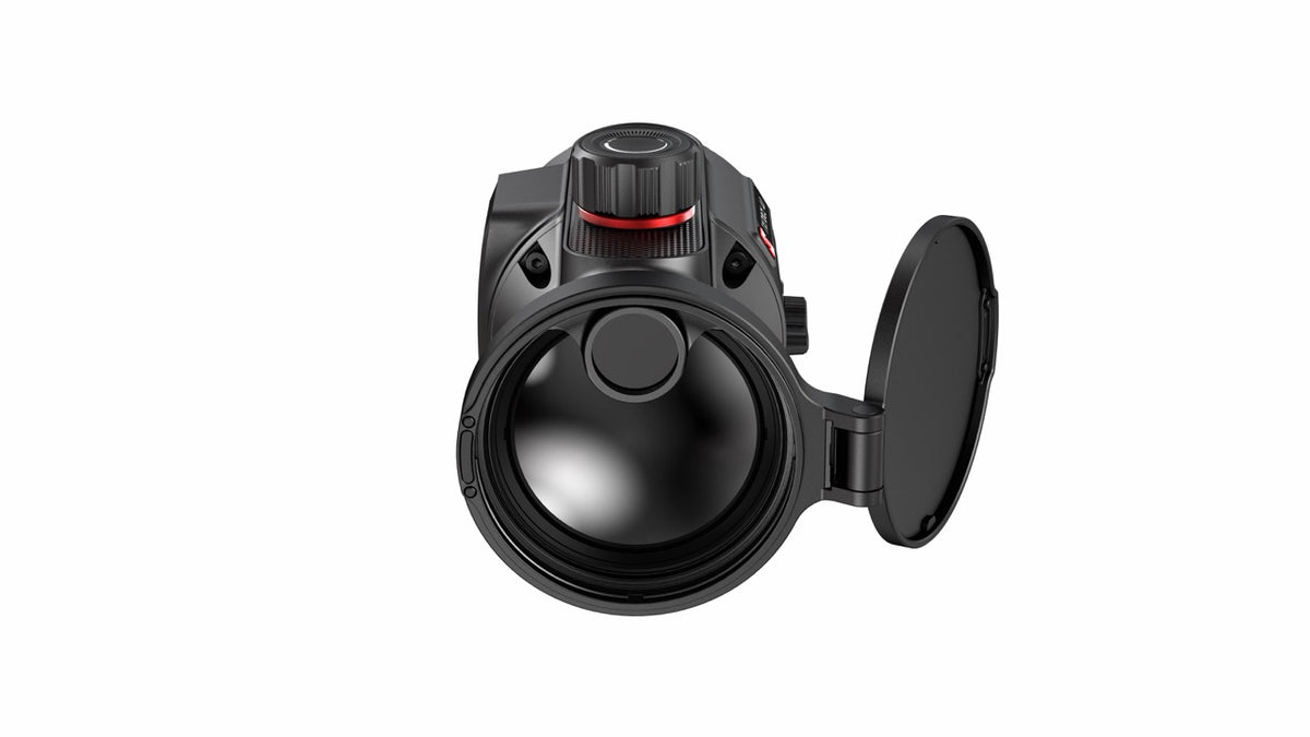 HIKMICRO Thunder TX70CL – Rueckansicht Okular und Magnesiumgehaeuse