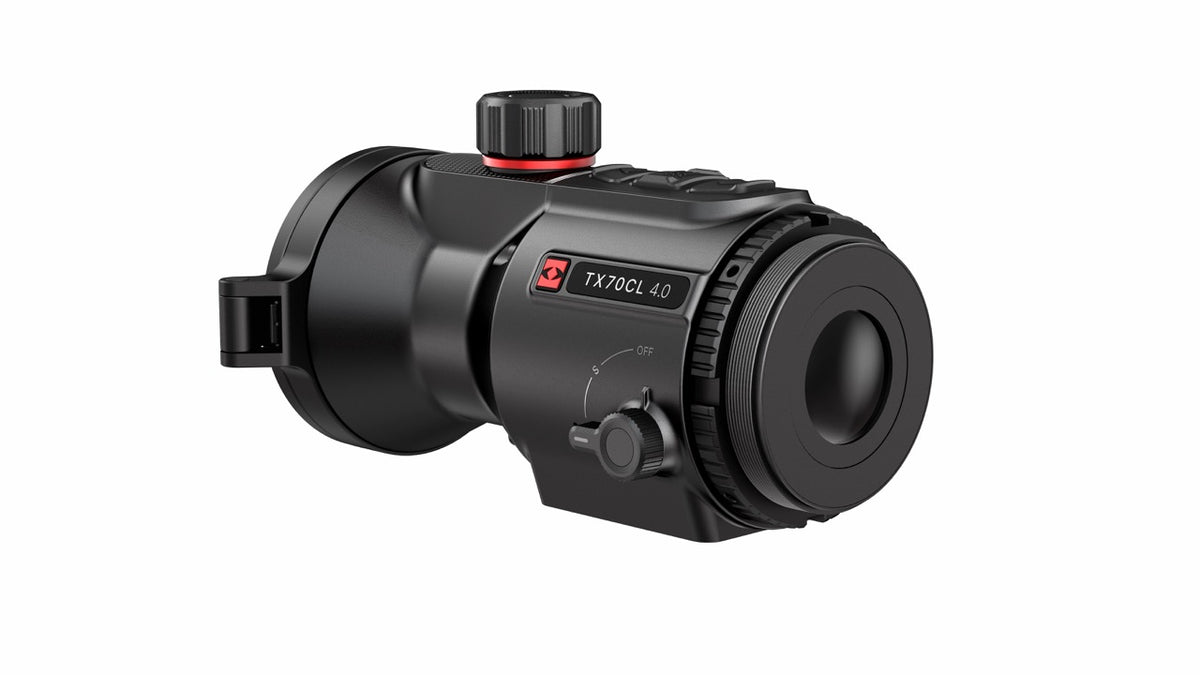 HIKMICRO Thunder TX70CL – Frontansicht mit integriertem LRF-Modul