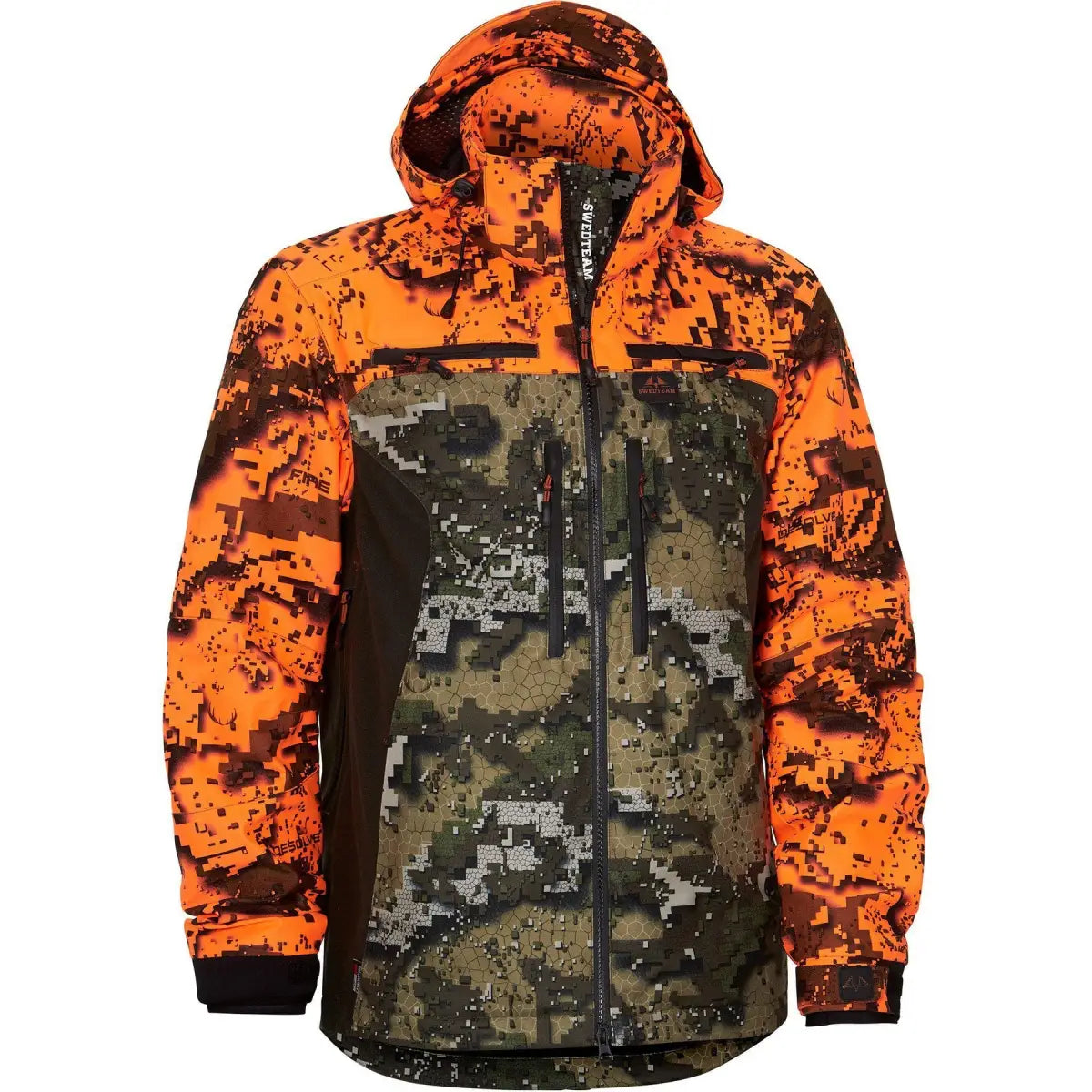 Es handelt sich hier um Herren Jagdjacke Ridge Pro 2 Desolve Fire/Veil Swedteam für die Jagd.