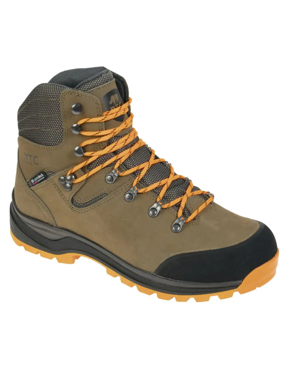 Es handelt sich hier um Jagdstiefel Outdoor RTC NORDEN 6 Stiefel in beige die Jagd.