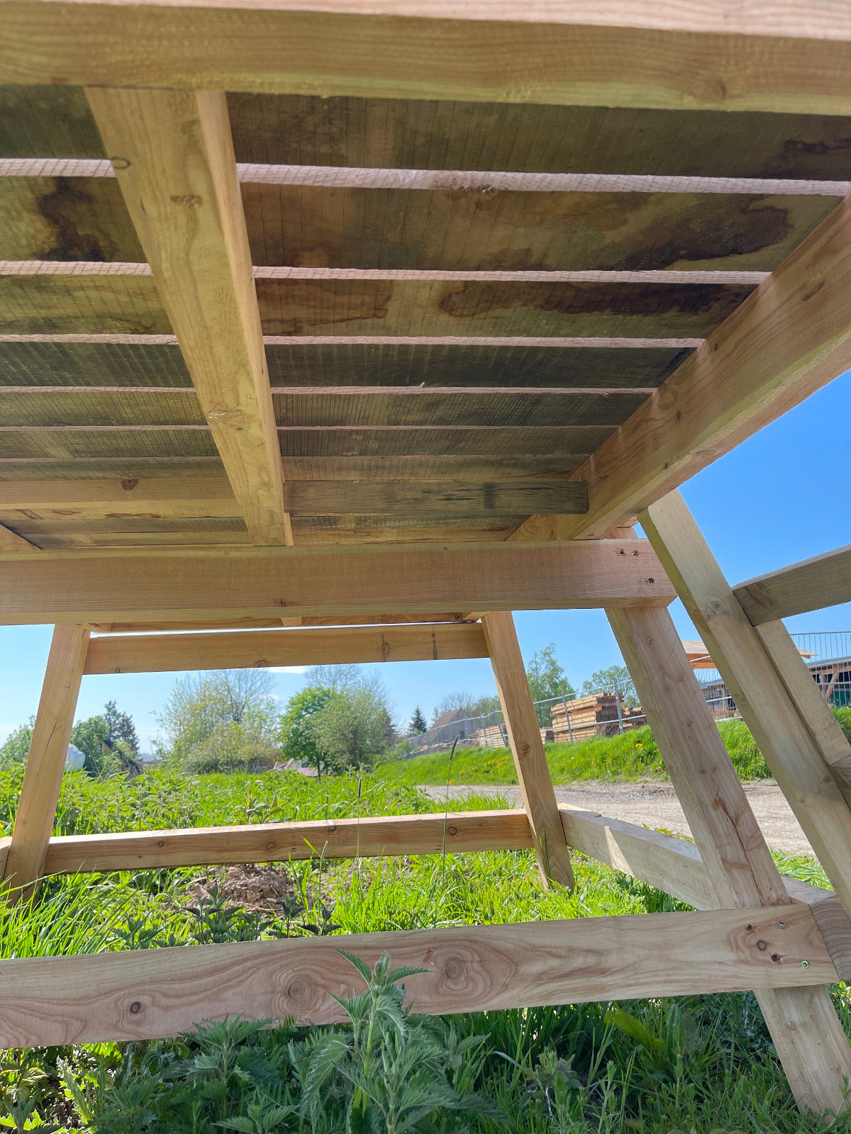 Kanzelunterbau und Podest - Ansicht von Unten