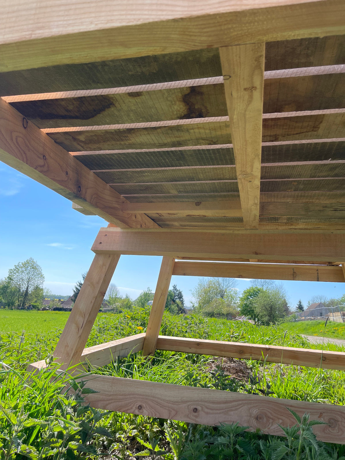 Kanzelunterbau und Podest - Ansicht von Unten 2