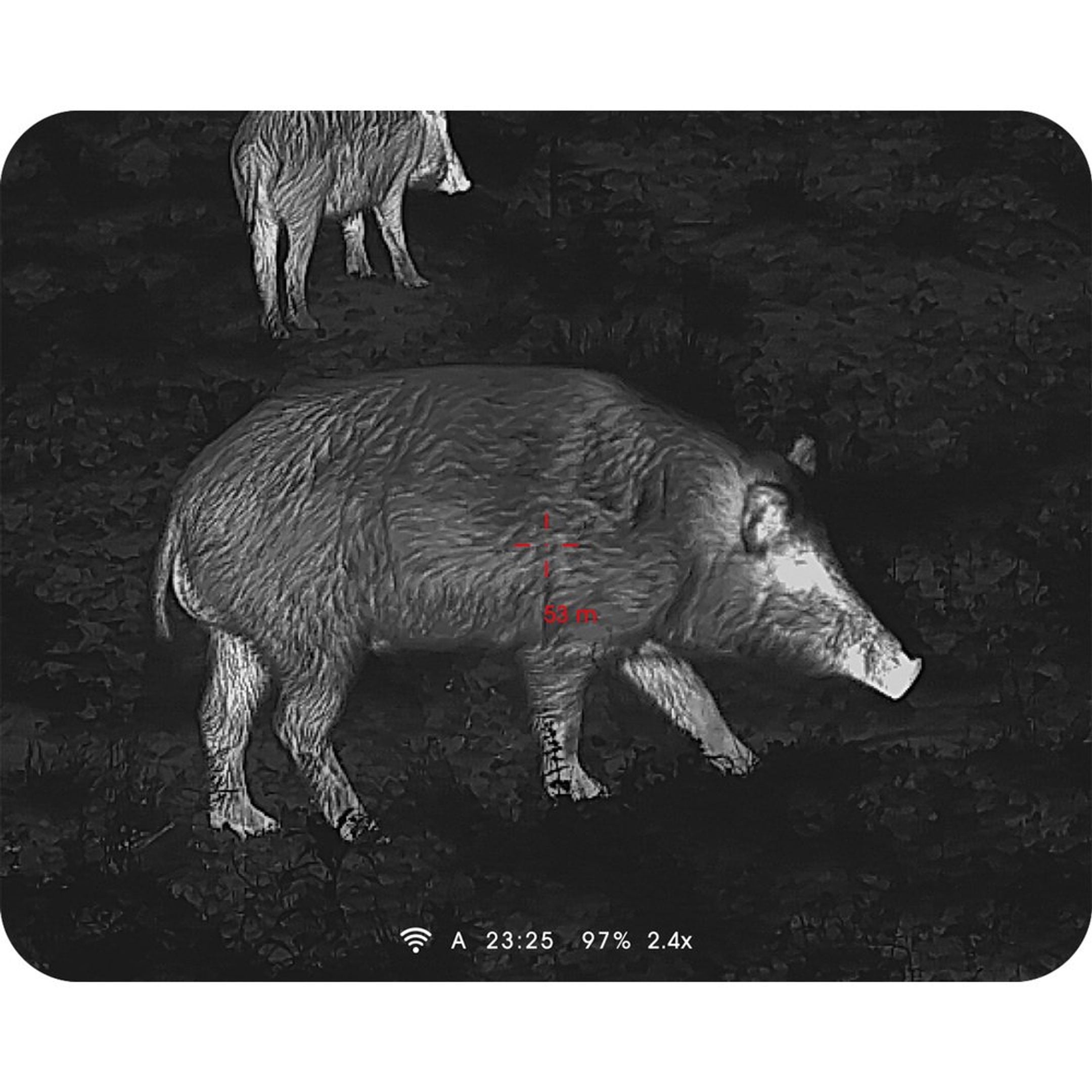 Es handelt sich hier um das Keiler-2-LRF für die Jagd.