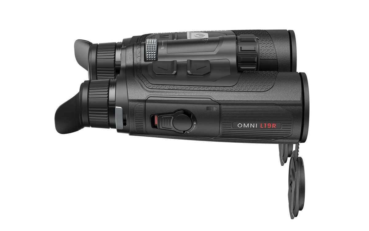NOCPIX OMNI L19R 8K-Multispektral-Fernglas – Wärmebilddarstellung und Digitalkanal Bildvergleich