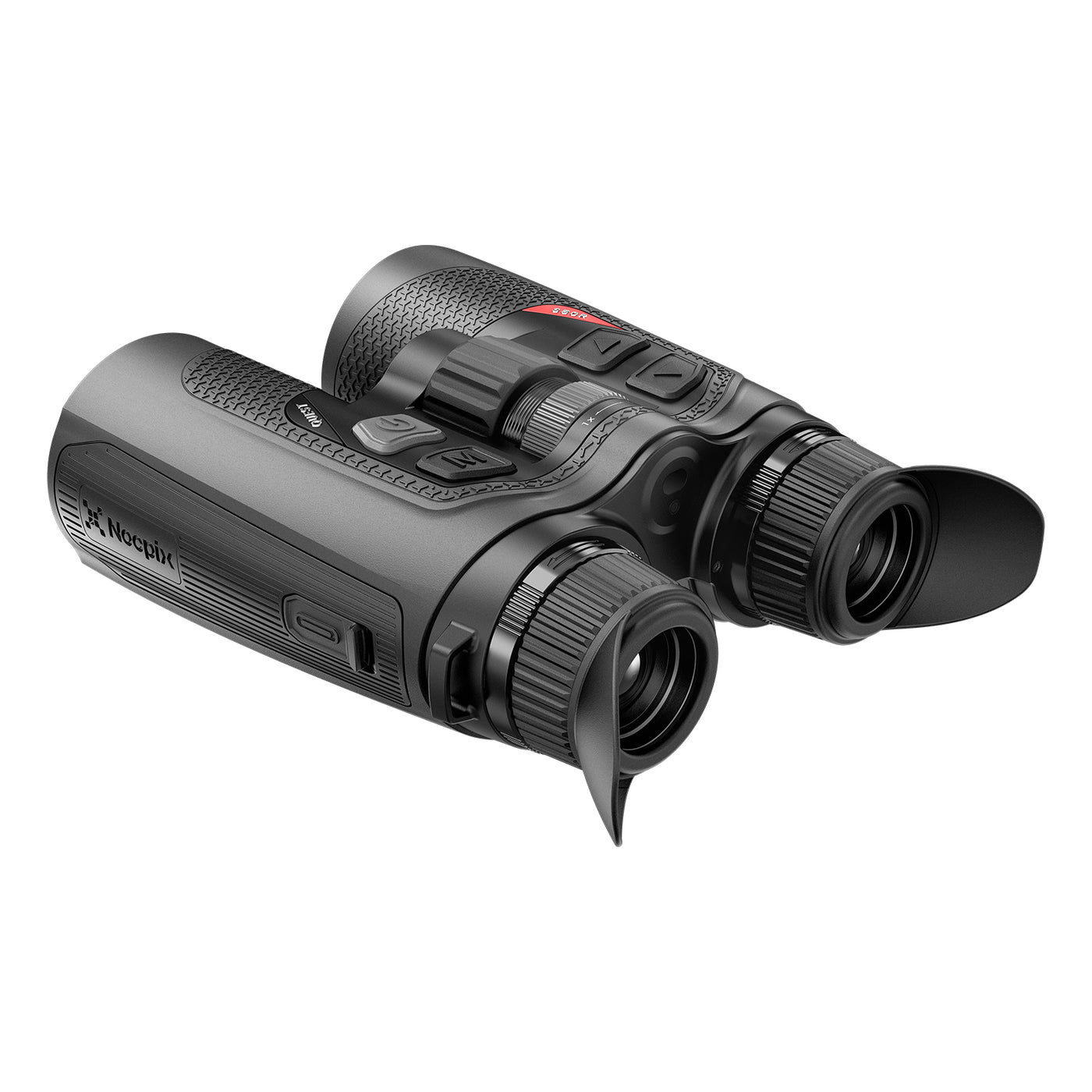 Wärmebildfernglas QUEST S50R mit LRF von Nocpix für die Jagd.