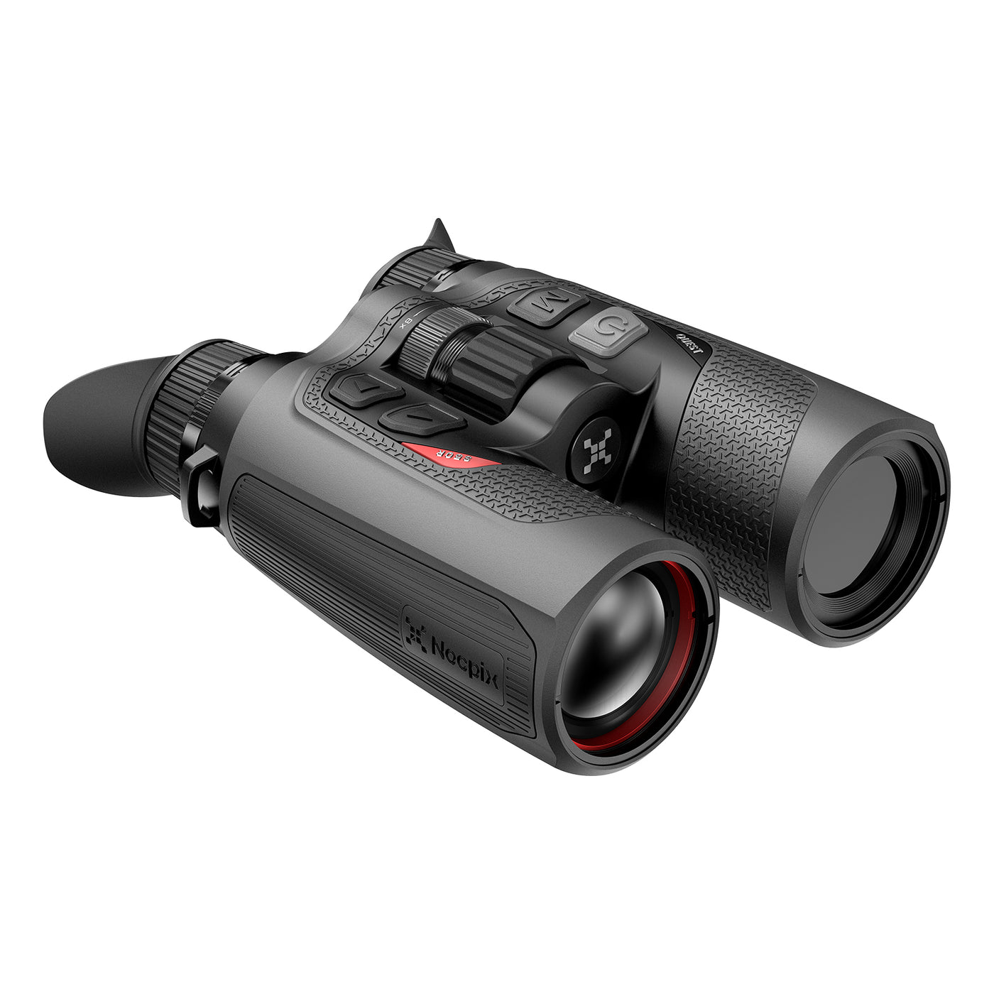 Wärmebildfernglas QUEST S50R mit LRF von Nocpix für die Jagd.
