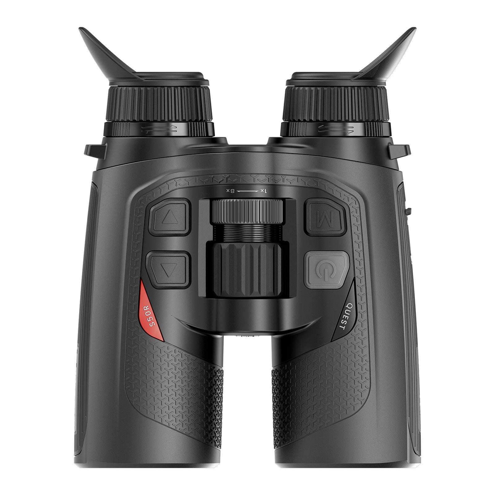 Wärmebildfernglas QUEST S50R mit LRF von Nocpix für die Jagd.