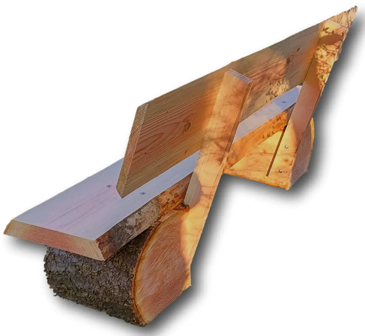 Es handelt sich hier um Parkbank mit Rückenlehne für die Jagd.