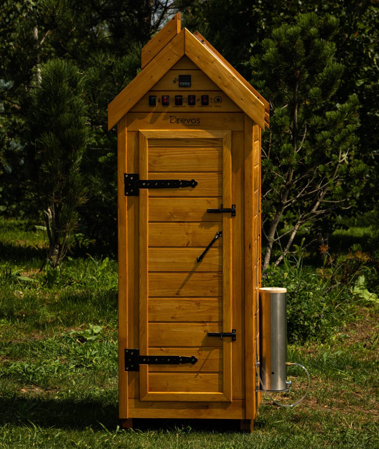 Automatische Räucherkammer aus Holz für Kalt- und Heißräucherung – Classic 30