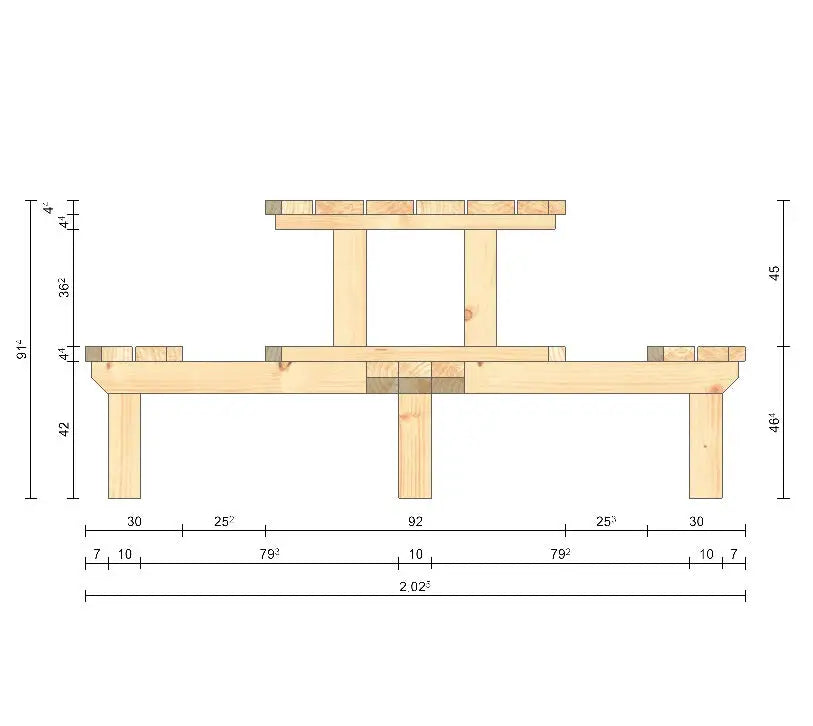 Es handelt sich hier um Rustikale Sitzgruppe für 14 Personen für die Jagd.