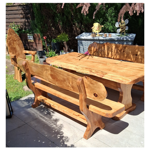 Rustikal Sitzgarnitur, edel massiv elegant und hochwertig