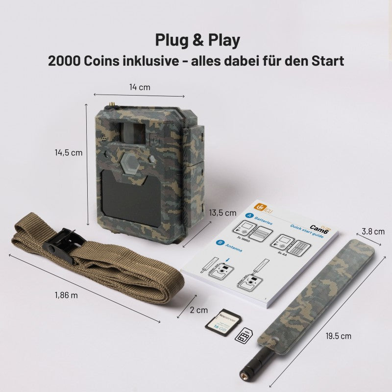 Wildkamera ICU CLOM Cam6 für die Jagd.
