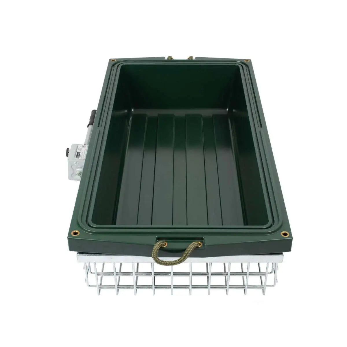 Es handelt sich hier um Deep 122 (1220 X 530 X 165 mm) mit Schnellverschluss und Wildwanne für die Jagd.