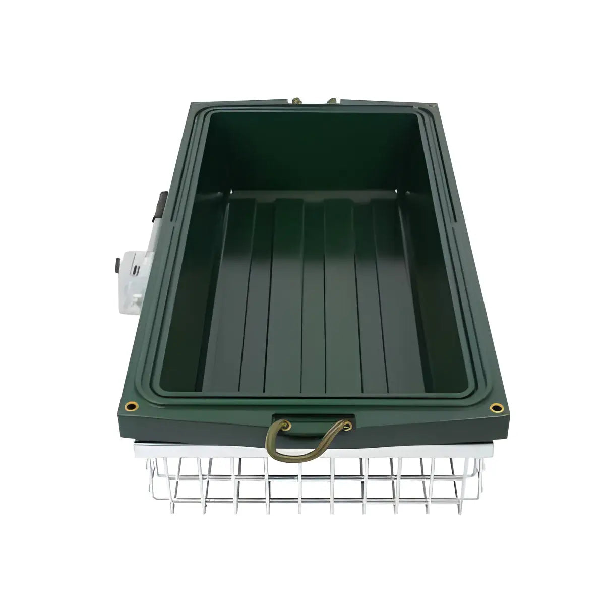 Es handelt sich hier um Deep 165 (1020 x 530 x 165 mm) mit Schnellverschluss und Wildwanne für die Jagd.