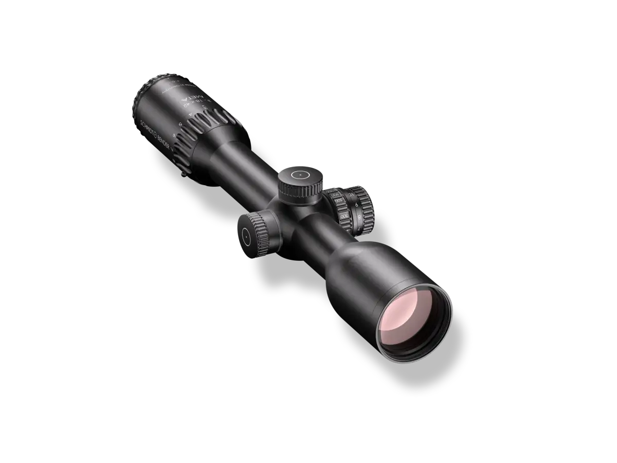Es handelt sich hier um Zielfernrohr 3-18x42 Meta Schmidt & Bender für die Jagd.