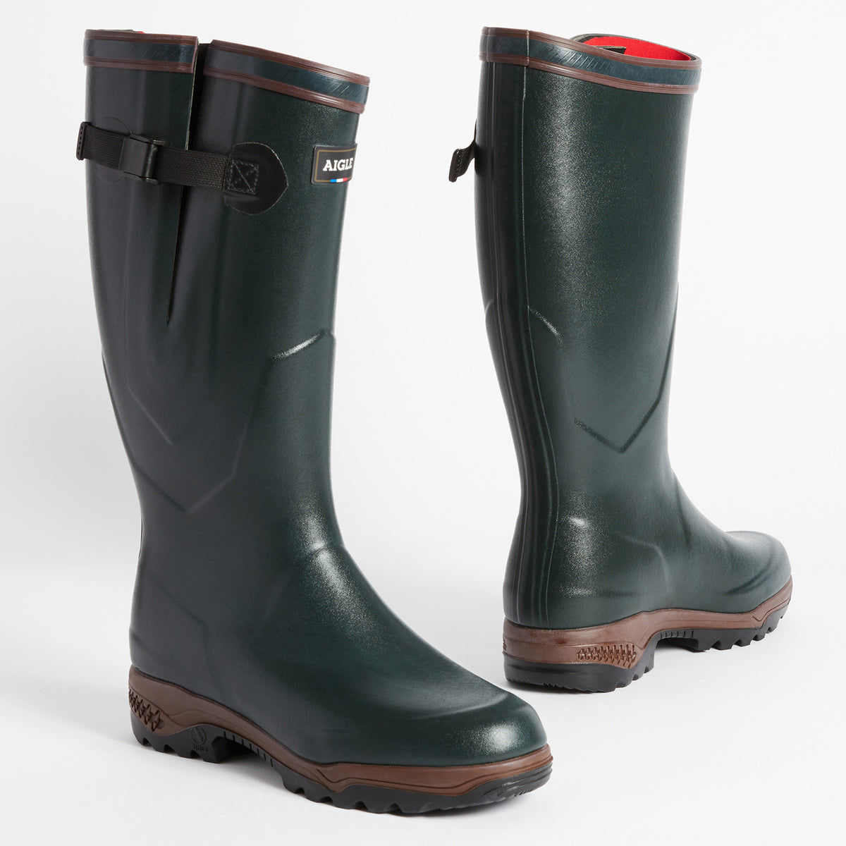 AIGLE Gummistiefel PARCOURS® 2 Iso grün für die Jagd.