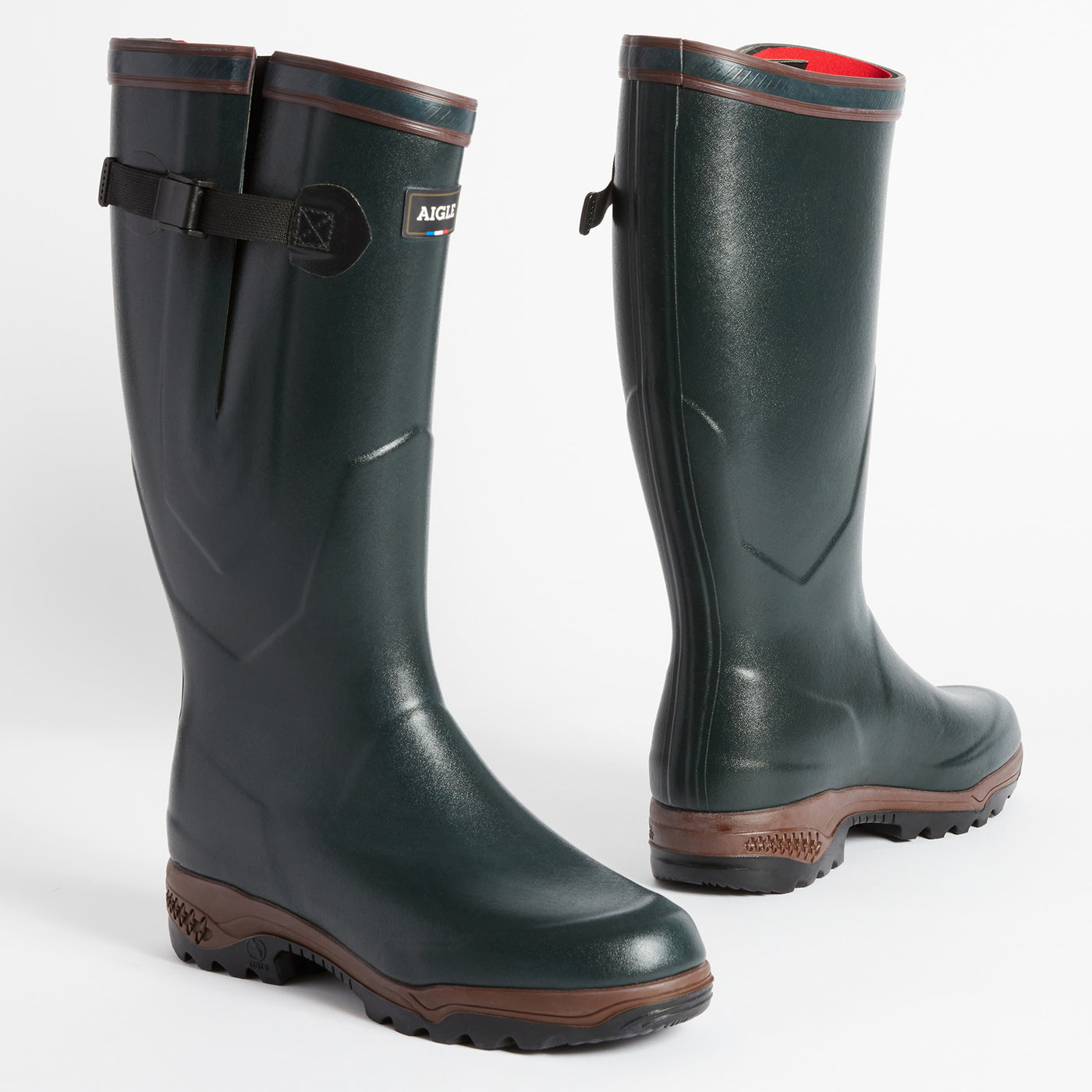 AIGLE Gummistiefel PARCOURS® 2 Iso grün für die Jagd.