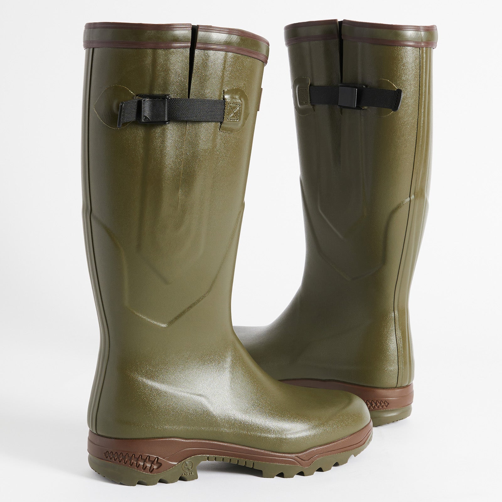 AIGLE Gummistiefel PARCOURS® 2 Iso khaki für die Jagd.